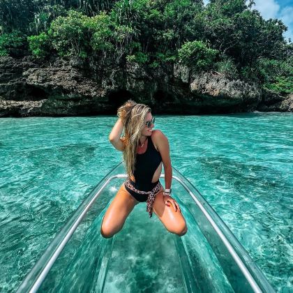 菲律宾爱妮岛A线经典跳岛一日游：梦幻泄湖与海上石林之旅