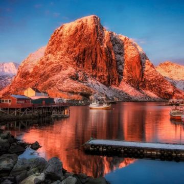 雷讷Henningsvaer Stadium+罗弗敦群岛私人