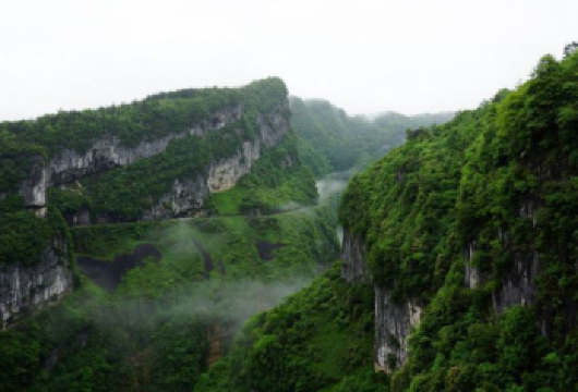 **一日探险之旅：探索武隆喀斯特地质公园的奇观【亲眼见证令人叹为观止的三座天然桥，这是大自然历经数百万年雕琢而成的杰作。 走进神奇的芙蓉洞，这是一个充满错综复杂的钟乳石、石笋和波光粼粼的地下河流的地下仙境。 参观天坑，这是一个巨大的天然坑，展现了喀斯特侵蚀的原始力量。】
