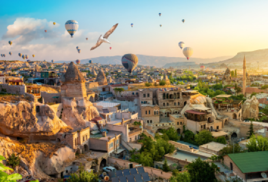 卡帕多奇亚全日绿色（南部）游（含午餐）【探索该地区的历史以及仙女烟囱的形成 了解鸽子的用途，并在鸽子谷喂鸽子 探索德林库尤地下城，参观葡萄酒生产设施】