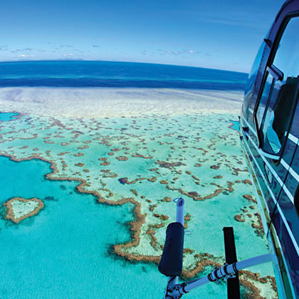 澳大利亚汉密尔顿岛心形礁+哈迪礁港一日游