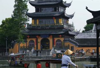 上海包车一日游+朱家角古镇+外滩夜游+自助晚餐【外滩黄浦江夜游+自助晚餐 沉浸式体验百年水乡 全程专车及导游】