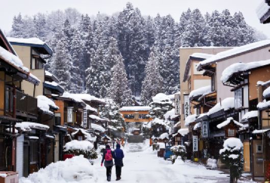 名古屋白川乡+飞驒高山一日游【冬季雪景限定】【探秘冬日童话村：漫步世界遗产白川乡合掌造村落，欣赏冬季覆雪的独特静谧景色，宛如走入梦幻的明信片风景。】