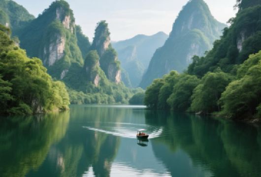 张家界玻璃桥大峡谷景区+宝峰湖 一日游 【私家团 】【[精选景点]精选张家界两大景区：上午-挑战玻璃桥景区；下午-宝峰湖游船体验】