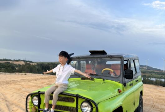 越南美奈吉普车拼车或包车半日游，胡志明，芽庄，大叻出发可选【日出团早上美奈白沙丘欣赏日出以及体验山地摩托车，日落团下午红沙丘欣赏日落以及滑沙】