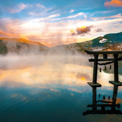 九州太宰府天满宫+汤布院+金鳞湖+汤布院花卉村+灶地狱一日游