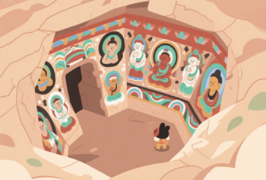 敦煌榆林窟+锁阳城+大地之子一日游【赠免费接机接站】【上门接送：赠送免费接站接机、敦煌市内酒店免费上门接送；】