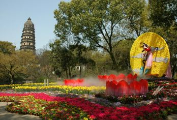 苏州虎丘+寒山寺+山塘街+姑苏水上游船半日游【纯玩中午发团】【苏州精华景点含游船】