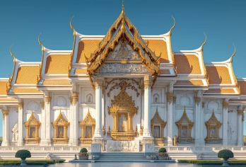 曼谷大皇宫+郑王庙+水门寺大佛一日游 【中文导游/酒店接送】【曼谷必打卡前三：1.大皇宫，泰国王室象征。2.郑王庙，黎明寺地标。3.水门寺，白榄寺宁静祥和。】