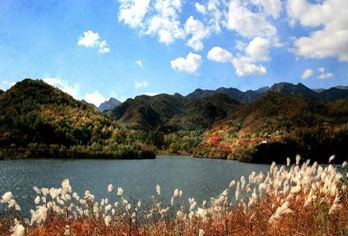 北京玉渡山景区包车一日游【赏秋独立包车/五环内上门接送】【京郊之地，秋游好去处：青山绿水，忘忧湖，高山大草坪，老少皆宜；天然氧吧，尽情感受大自然！】