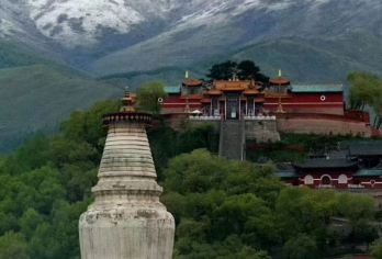 山西五台山一日游【上门接送+五爷庙许愿*文殊祖庭】【[精华景点 一价全含]〓首站五爷庙+文殊菩萨七祖庭殊像寺-般若泉饮般若圣水〓结佛缘】