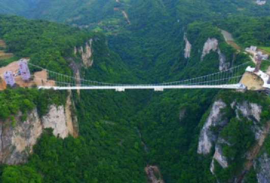张家界私人日游：张家界国家森林公园与大峡谷玻璃桥【踏上世界*高*长的透明玻璃桥（云天渡），全长430米，高300米，体验惊心动魄的