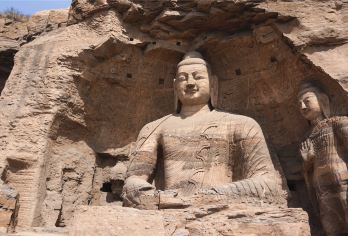 云冈石窟+悬空寺登临+应县木塔一日游【经典组合30人小团】【纯玩一日跟团游 30人左右 告别人多 必打卡经典组合 2+1陆地头等舱巴士】