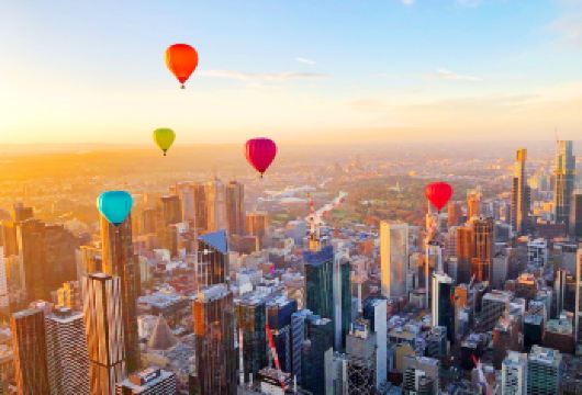 墨尔本市区热气球体验 | 浪漫日出 | 可选含早餐【专人带领 | 俯瞰城市美景 | 多套餐可选】