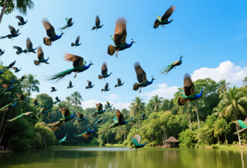 野象谷+西双版纳原始森林公园跟团一日游【寻踪野象/孔雀放飞】【[玩点优选]寻找野象足迹，零距离接触野象；原始森林公园深入热带雨林，欣赏孔雀放飞】