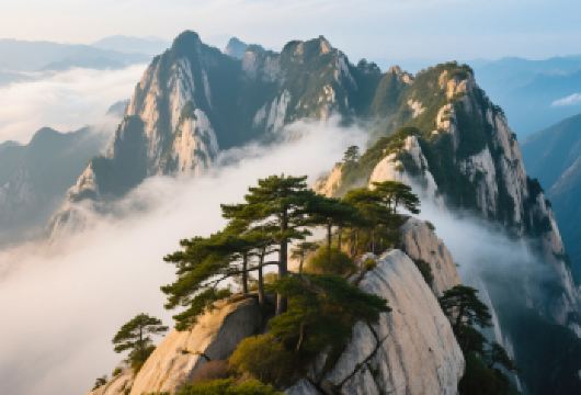 陕西华山一日游【品质出行|多线路可选|三环内接早|气登山餐】【[赠送]祈福红丝带+登山手套+矿泉水饮品，为您与华山之约留下难忘回忆；赠送午餐自热米饭、自热营养餐】