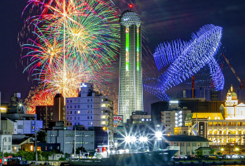 【2026年8月13日限定】关门海峡花火大会*福冈发/中文团【30分钟内将会发射18000发烟花，含巴士往返+花火会场入场券（团体指定区域）】