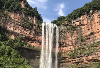 【重庆江津-一日游】大瀑布+峡谷+森林+游船（学生专享）【专车服务，上门接送，纯玩0购物。】