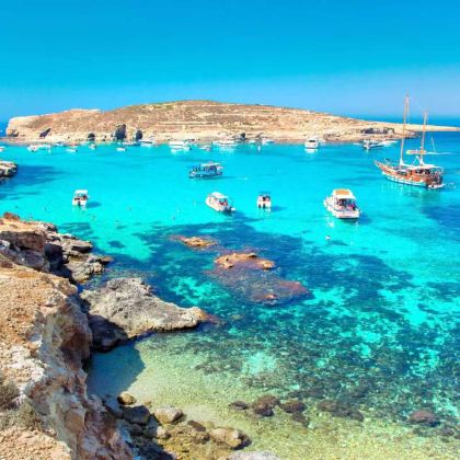 马耳他主岛蓝洞+海嘎尔·奇神庙+姆迪纳老城区包车一日游