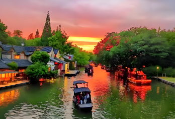 【含门票+讲解耳机】嘉兴乌镇+西塘+西塘夜景纯玩一日游上门接【『产品优势·水乡专线』线路天天发团，不卖团1人也发团。多套餐自由选择，双水乡组合，优质纯玩】