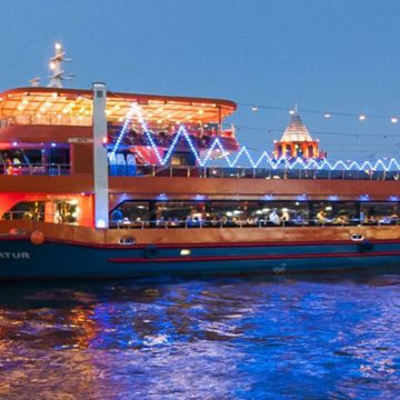 土耳其伊斯坦布尔博斯普鲁斯海峡夜游 传统舞皮舞演出含晚餐接送