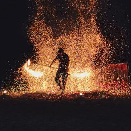 峇都丁宜海滩看日落看焰火秀表演+水上清真寺+峇迪厂半日游