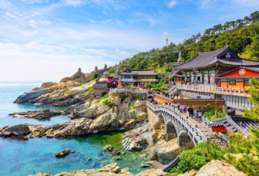 釜山一日游2人起精致拼包团海云台+甘川+胶囊列车经典路线可选【多套餐可选，性价比高】