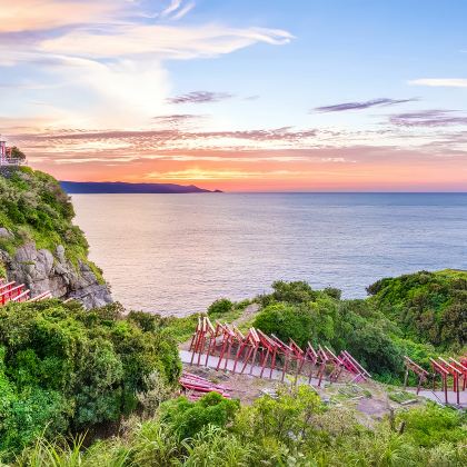 北九州山口一日游：元乃隅稲成神社+探秘秋芳洞+角岛大桥全览