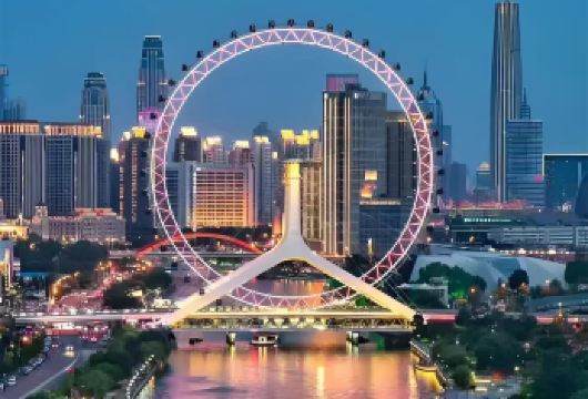 【夜游6人内小团】天津之眼夜景+瓷房子+五大道+古文化街 【2-6人VIP精致小车团、轿车/商务车出行！】