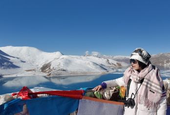 【包车】西藏拉萨羊湖卡若拉冰川一日游：走进圣湖之旅/可送机【[西藏本地车队]拥有本地一线资源，拒绝中间商赚差价】