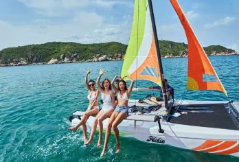 【一票通玩】大鹏桔钓沙水上项目｜帆船/皮划艇＋沙滩无限畅玩【桔钓沙