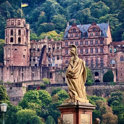 德国法兰克福往返海德堡城堡-老桥-老城-可周边包车-精选