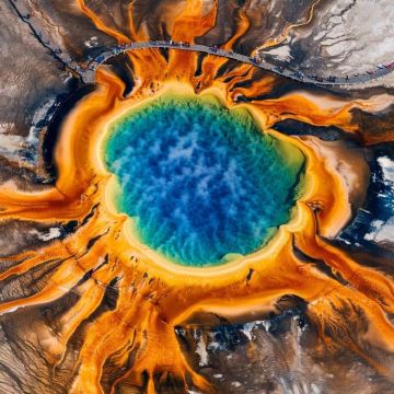 黄石公园大棱镜+老忠实间歇泉+牵牛花池+黄石湖【包车一日游】