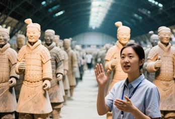 【西安外语导游】兵马俑英语讲解独立小团俄语德语法语西班牙语【[品质保证]旅行社承诺不进任何暗店，真正0购物团型】