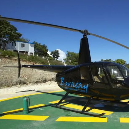 菲律宾长滩岛直升机环长滩岛体验半日游