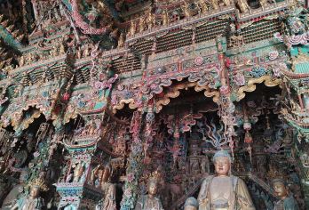 【4-8人团·小车上门】山西壶口瀑布+小西天一日游【领券订】【壶口奇观+佛教悬塑艺术盛宴·7:35/8:15动车可接】