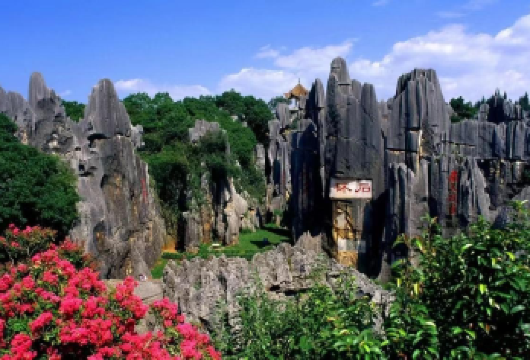 昆明石林+九乡纯玩一日游【7人内高品团+三环内接+时间自由】【[自有品牌]天天发班，质量保证，不转团。一天玩转两大景点，5A级景区地上看石林+4A级景区地下探九乡】