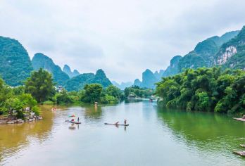 从阳朔县城出发：兴坪古镇+十里画廊+相公山包车一日游【不用拼车，专享包车自由出行!】