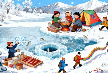 长白山露营·雪地火锅·篝火·冰钓·雾凇徒步【一价全含】【[专业向导]专业领队，工作人员每日预先踩线，确保游玩路线安全】