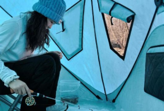 二道【上门接送】长白山特色冰上钓鱼围炉煮茶雪地火锅体验【二道白河上门接送+一价全含无额外消费[消费透明]】