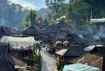 翁基古寨+糯干古寨+景迈山一日游【2-8人拼小团-上门接送】【云南茶源•赏梯田观云海】