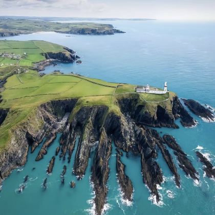 爱尔兰都柏林往返：莫赫悬崖+阿黛尔小镇 中文包车|行程可定制