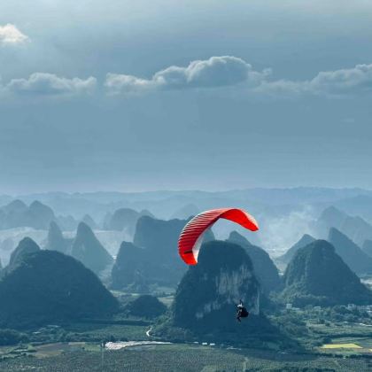 广西柳州螺蛳粉小镇滑翔伞【网红打卡地千里江山图+早鸟票优惠】