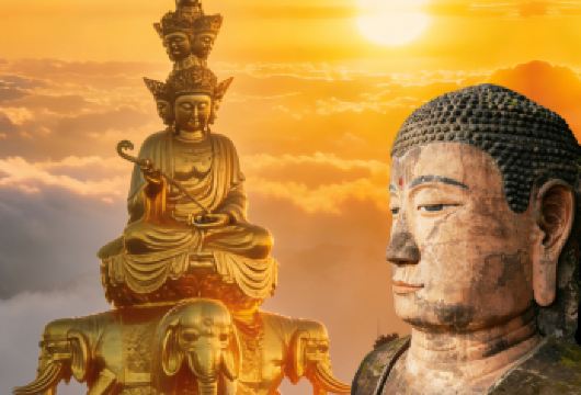 成都峨眉山+乐山大佛一日游丨纯玩金顶+船游大佛丨三环内包接【全程只与美景相遇，只讲解景区历史人文、风土人情，自然风光】