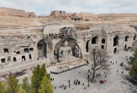 应县木塔+悬空寺【不登临】+云冈石窟 1日游（大同往返）【了解应县木塔结构，悬空寺为何能悬空。云冈石窟的奥秘】