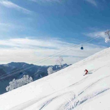 日本长野市白马滑雪场+仓下温泉一日包车品质游（长野出发）