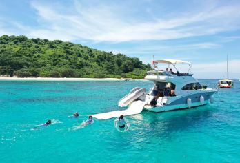 加井岛游艇出海浮潜+海钓 香蕉船/摩托艇/珊瑚浮潜/送拍摄【[多种选择]多套餐可选 万宁加井岛 洲仔岛 大洲岛 欢迎咨询在线客服/打电话沟通】