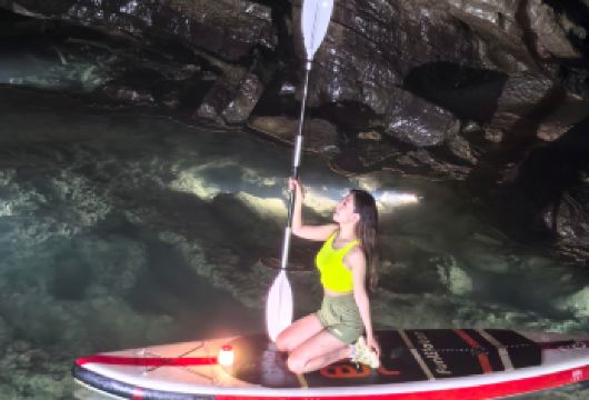 <酷游贵州-银光洞-幻境奇缘>地下银河洒落的秘境【全套探洞装备（SRT绳降装备、浆板，潜水湿衣，救生衣，探洞头盔头灯等）】