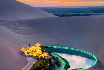 【两天一晚】莫高窟+鸣沙山月牙泉+旅拍+沙漠观星+住宿一晚【大漠星空】