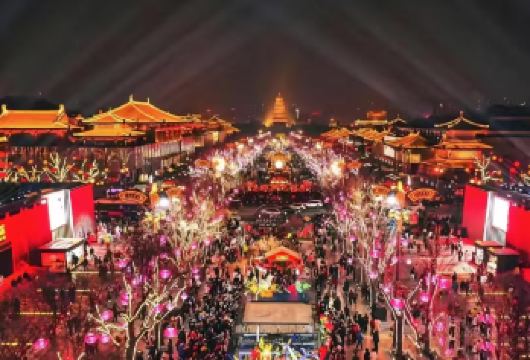 西安城墙+钟鼓楼+大雁塔-大唐不夜城+驼铃传奇一日游【夜游大雁塔-大唐不夜城，观盛世长安，赏美景，品美食，看不倒翁小姐姐-大雁塔北广场音乐喷泉等演出】